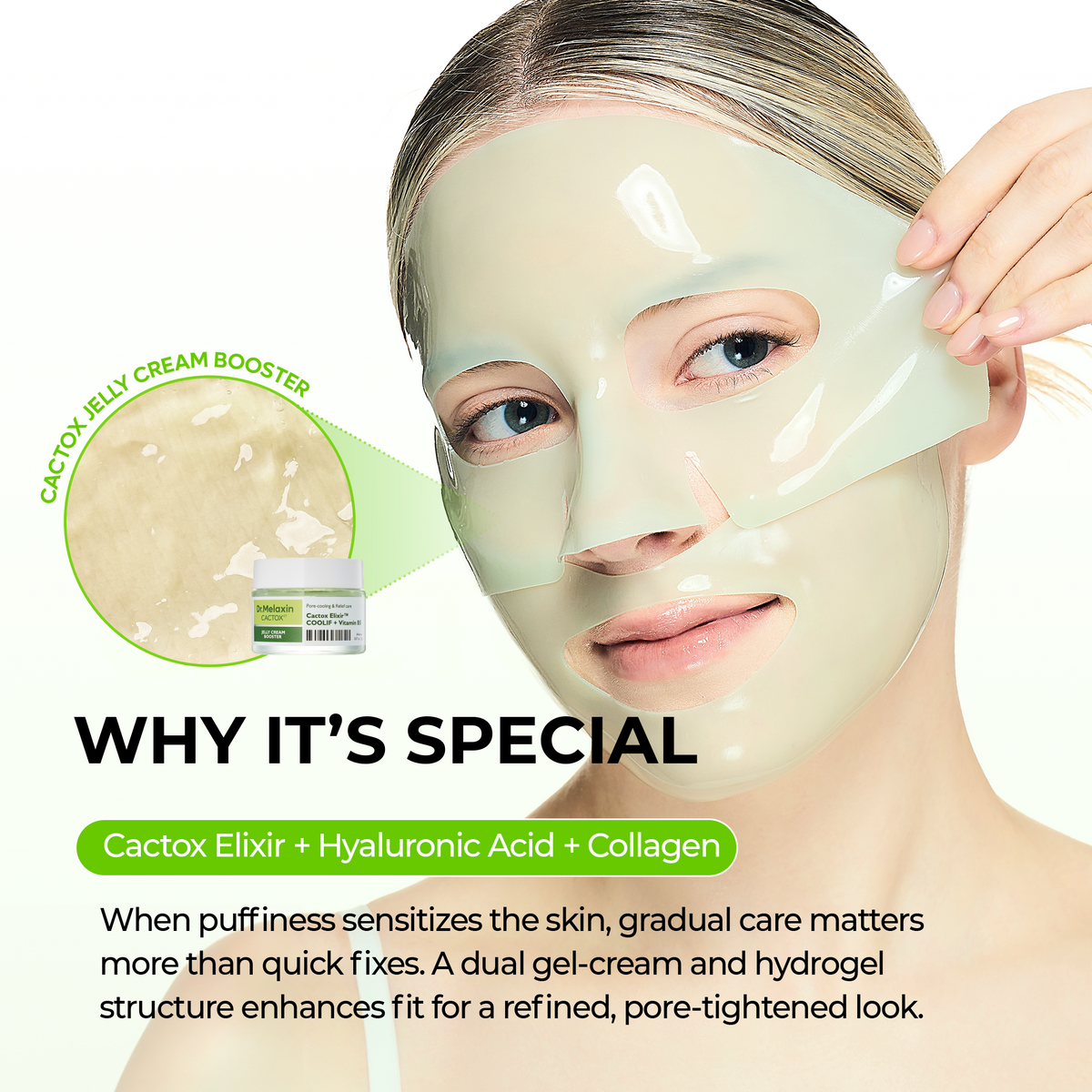 [CLEARANCE SALE] CACTOX De-Puffing Pore Tox Gel Mask 4EA